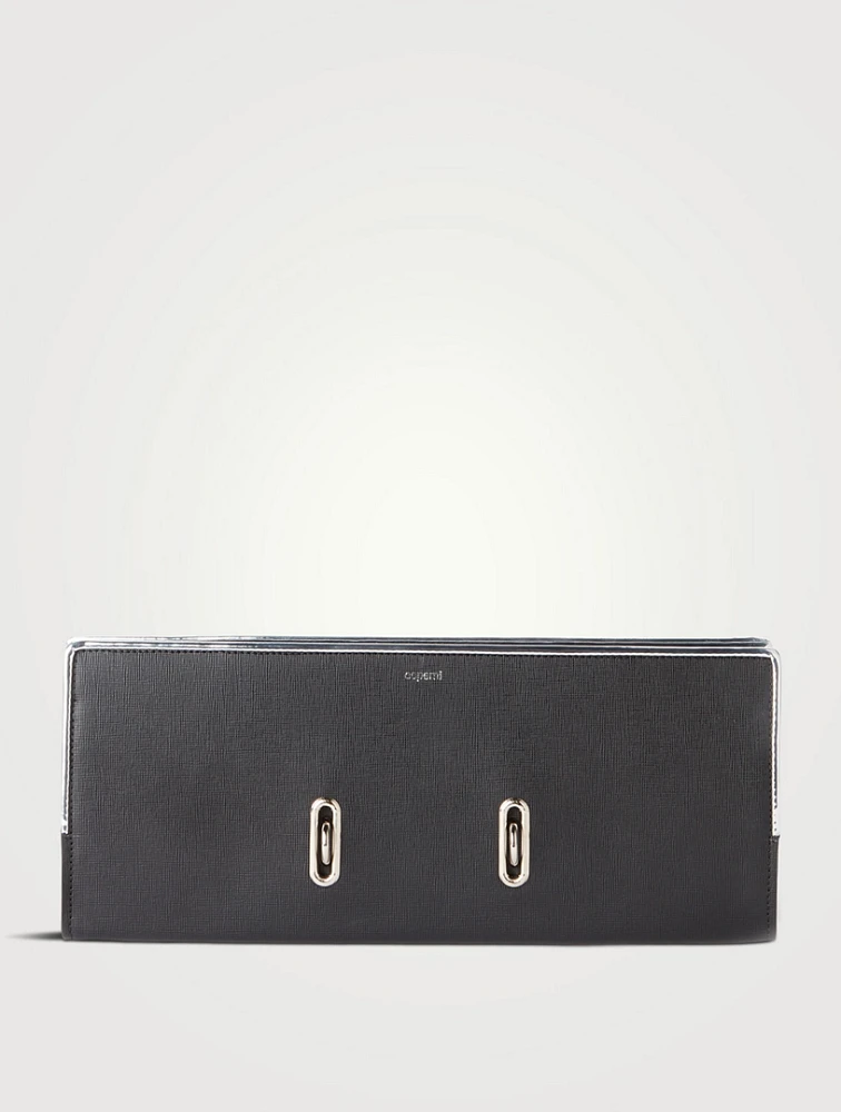 Binder Leather Clutch