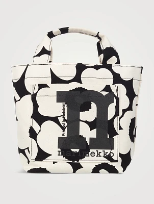 Mini Mono Tote Bag In Unikko Print
