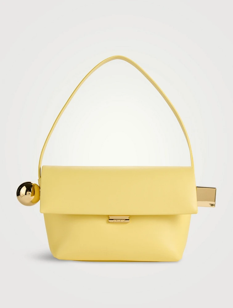 Le Rond Carré Leather Shoulder Bag