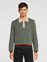 Valley Knit Long-Sleeve Polo