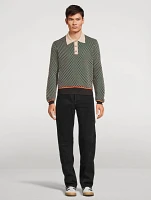 Valley Knit Long-Sleeve Polo