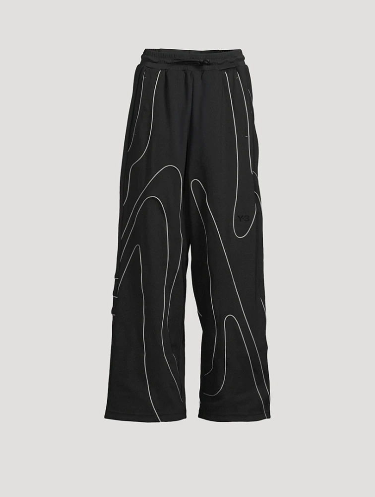 Wide-Leg Track Pants