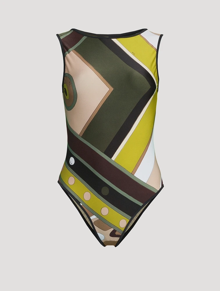 One-Piece Swimsuit Vivara Print