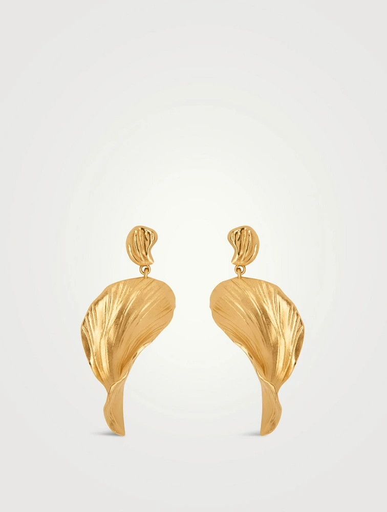 Large Petal Drop Earrings