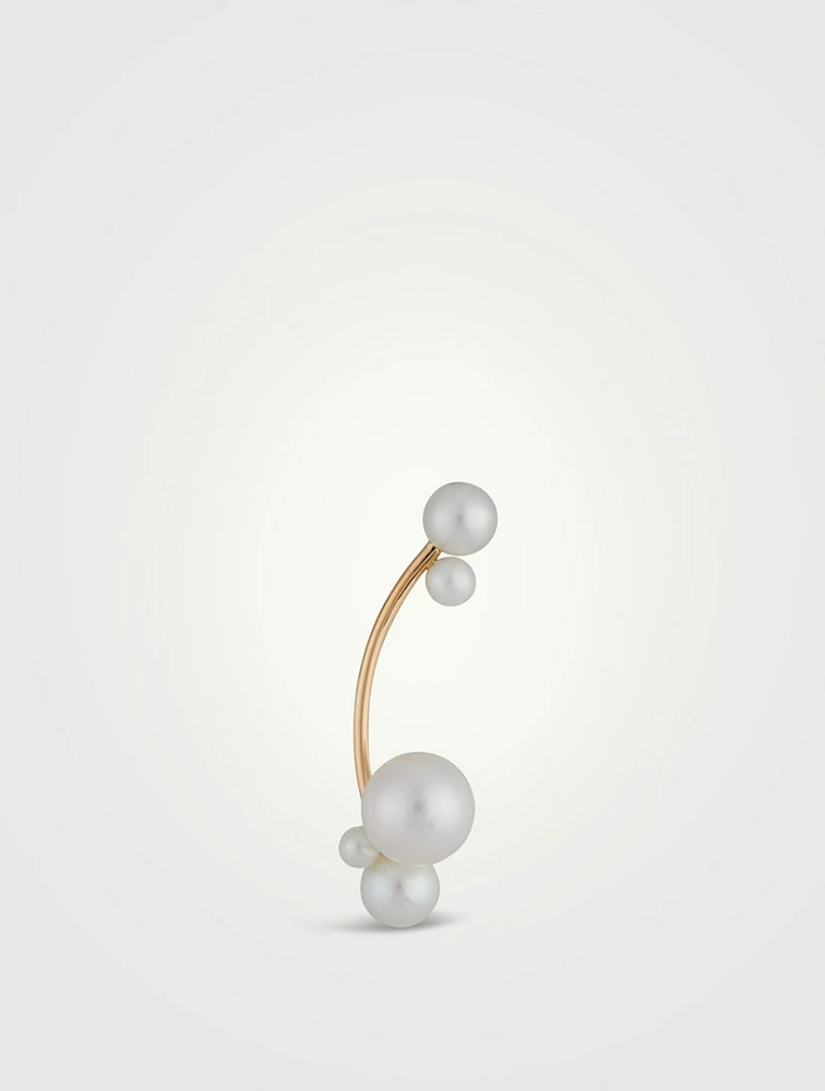 Stellari 14K Gold Left Earring