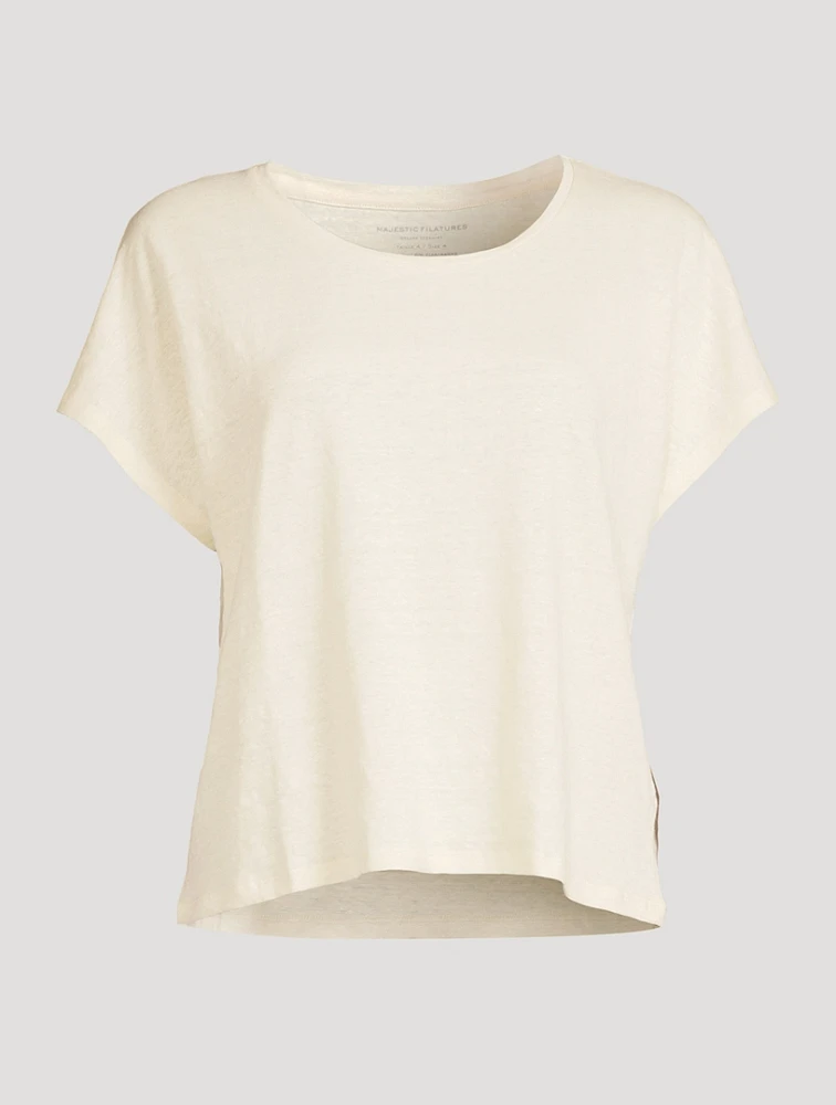 Stretch Linen T-Shirt