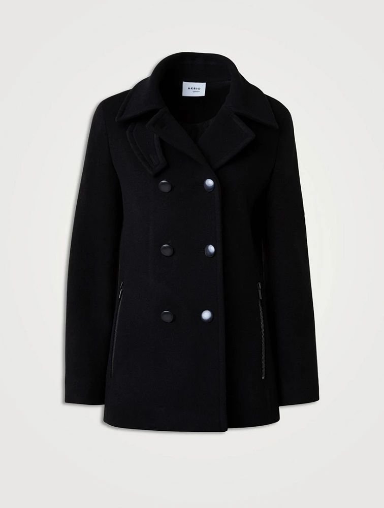 Double-Breasted Peacoat