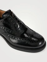 Miu x Church's Leather Oxford Shoes