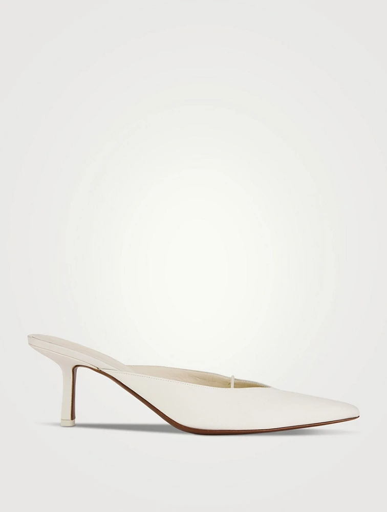 Matar Crepe de Chine Mules