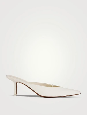 Matar Crepe de Chine Mules