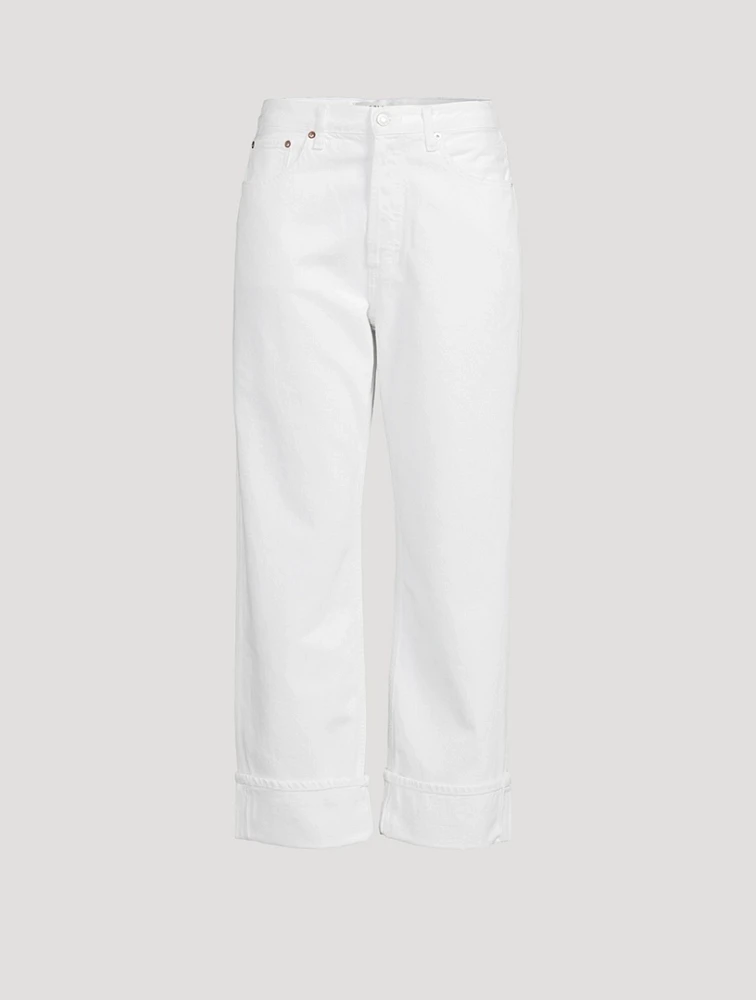 Fran Low-Slung Wide-Leg Jeans
