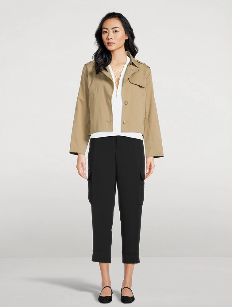 Cargo Capri Pants