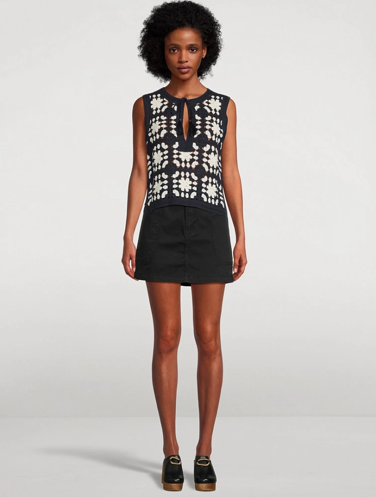 Crochet Sleeveless Top