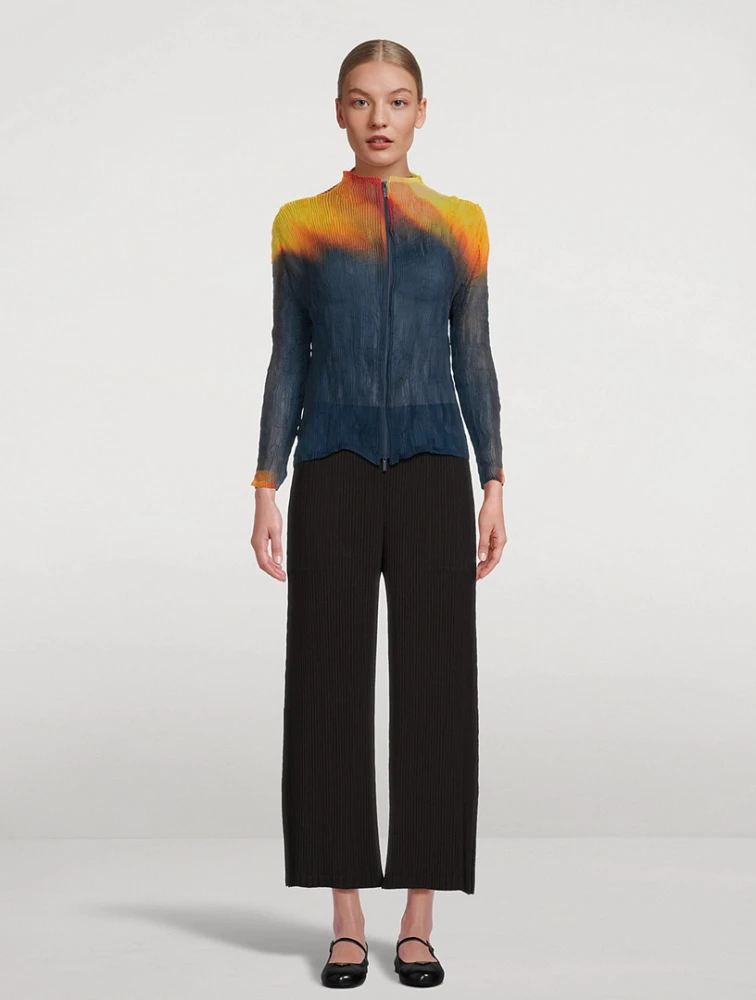 Light Leak Chiffon Twist Jacket