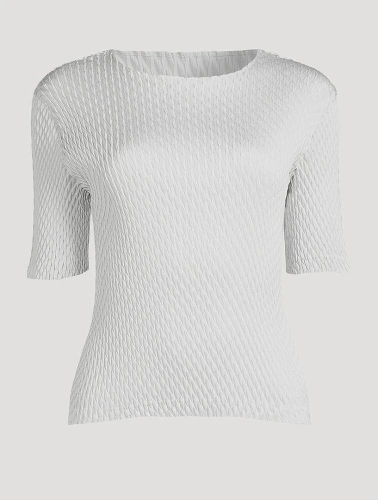 Sleek Pleats Top