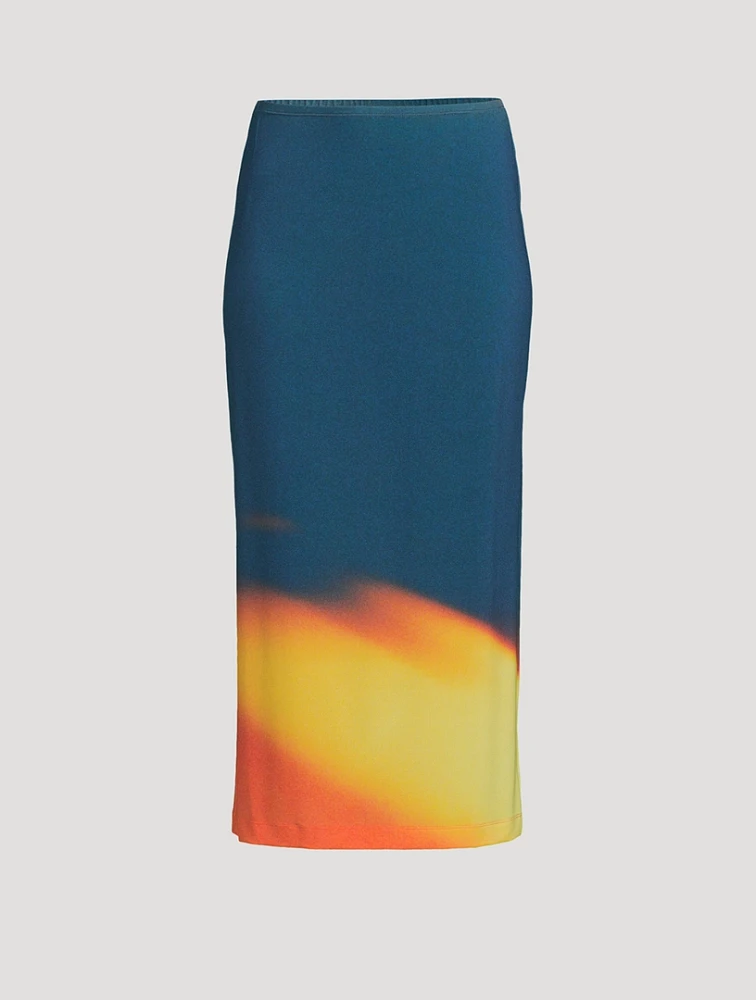 Light Leak Midi Skirt