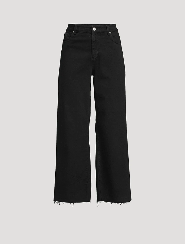 Saige Wide-Leg Crop Jeans