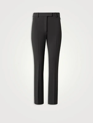 Francy Wool-Blend Bootcut Trousers