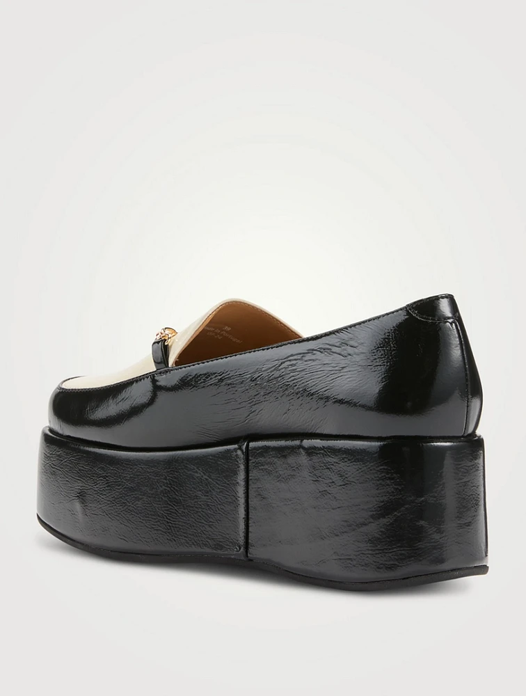 Patent Platform Loafers