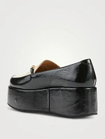Patent Platform Loafers