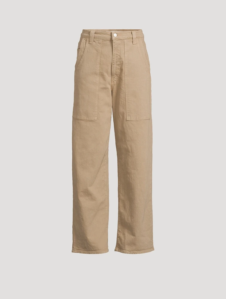 The Quartet Breaker Skimp Wide-Leg Utility Pants