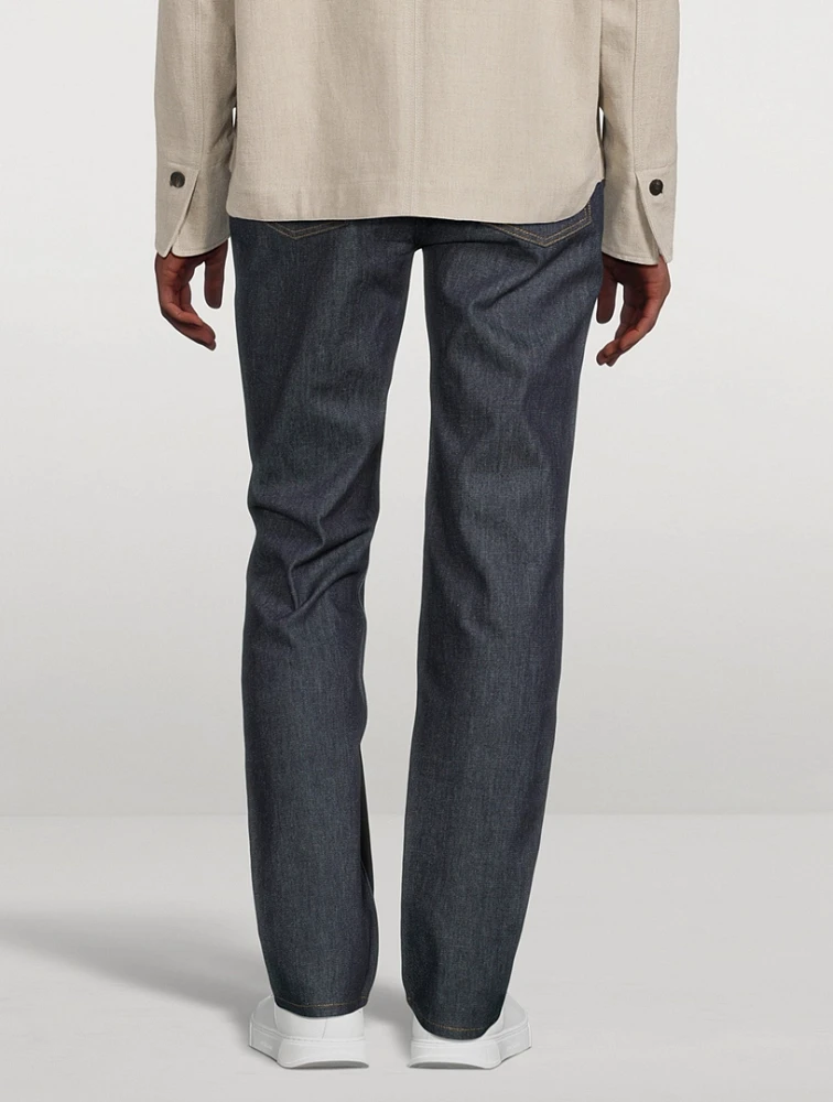 Mid-Rise Slim Jeans