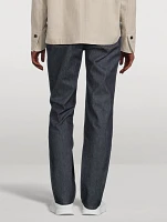 Mid-Rise Slim Jeans
