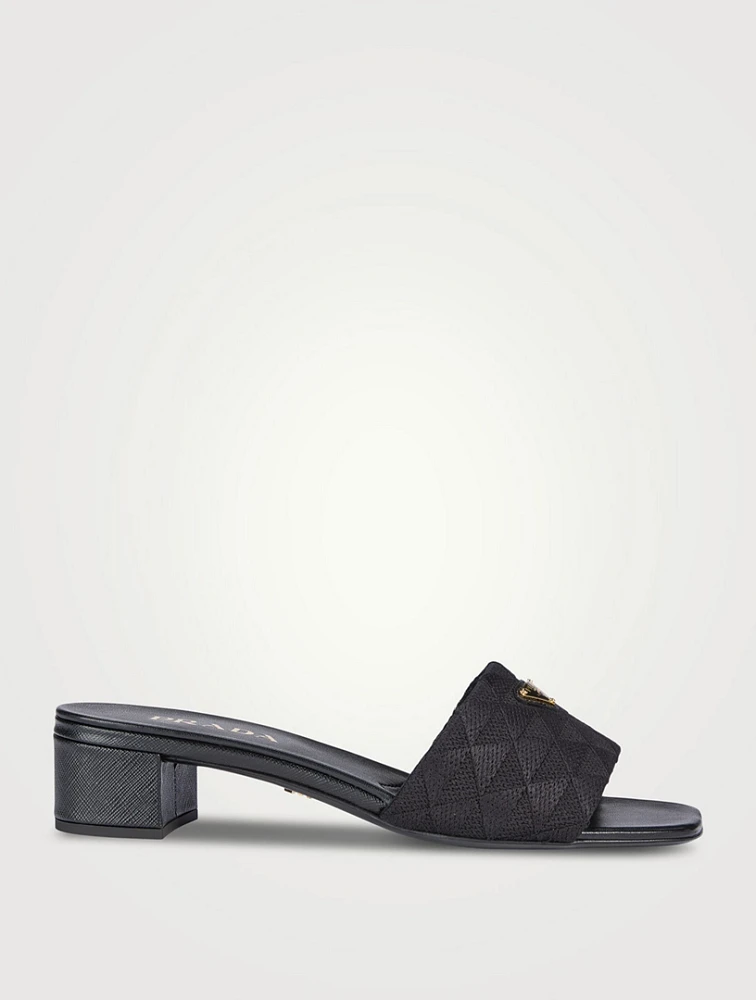 Embroidered Mules