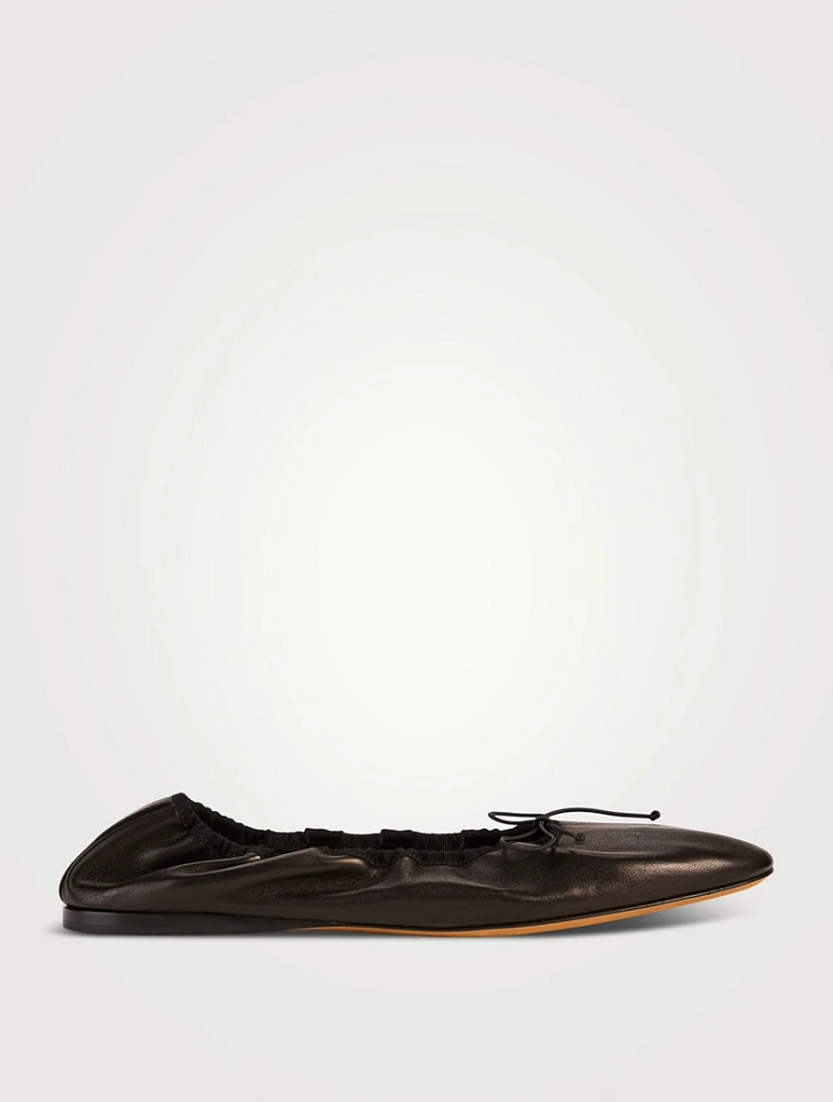 Awar Leather Ballet Flats