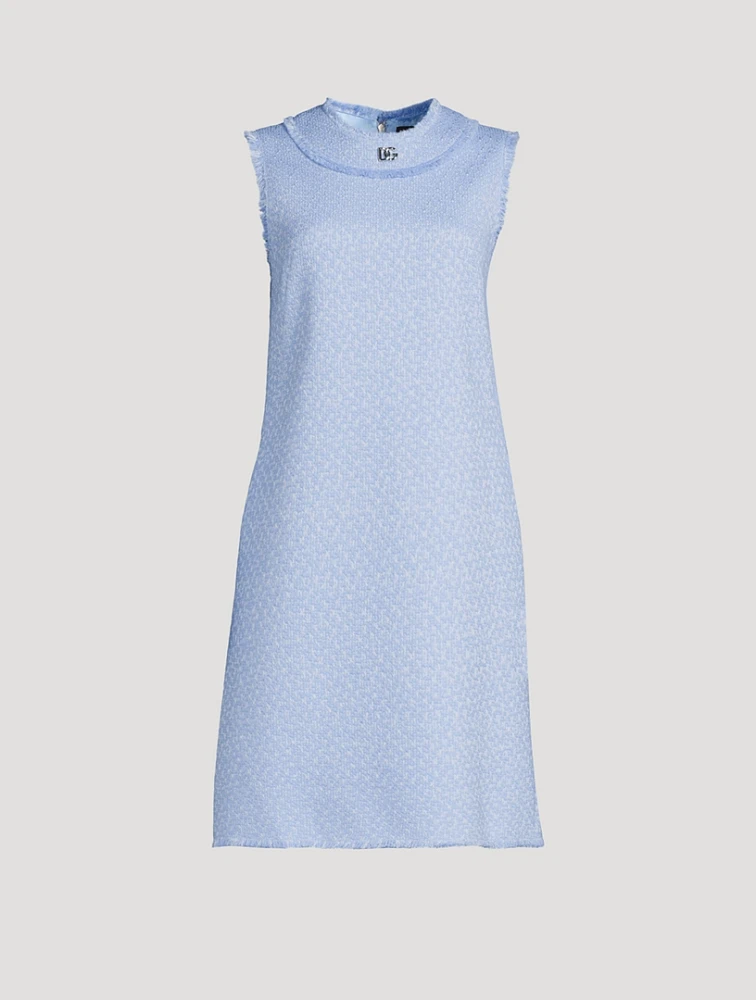 Raschel Tweed Shift Dress