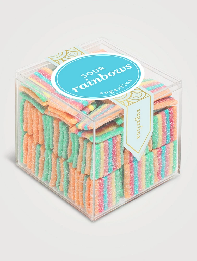 Large Sour Rainbows Candy Cube