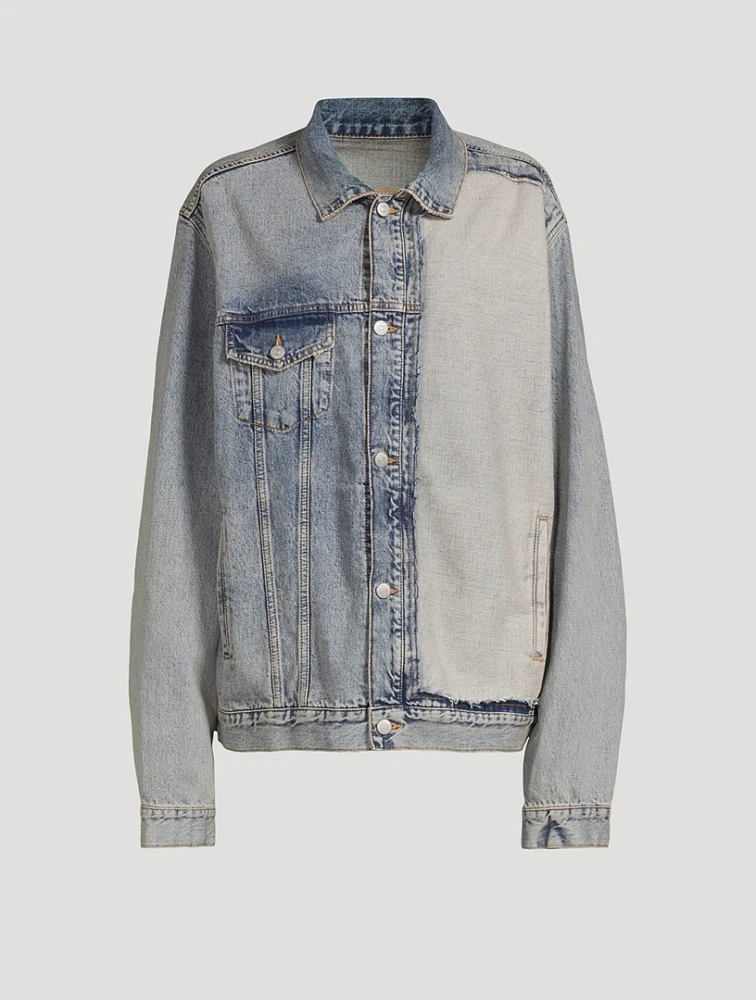 Spliced Denim Jacket