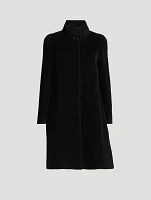 Wool-Alpaca Swing Coat