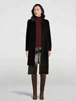 Wool-Alpaca Swing Coat