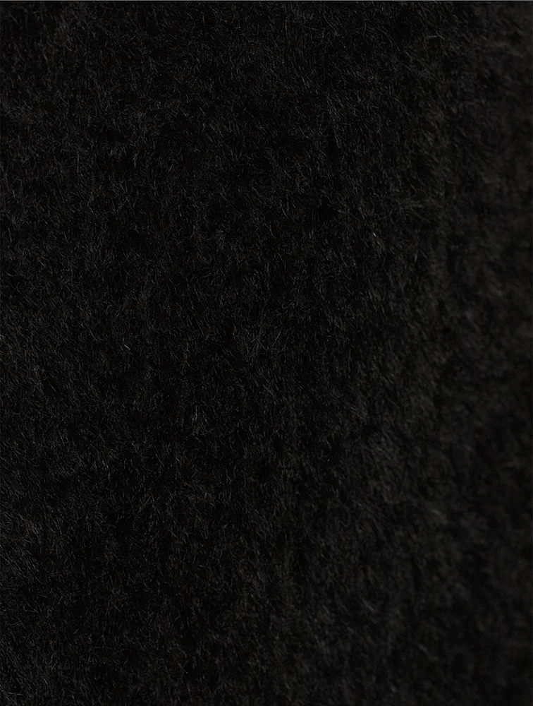 Wool-Alpaca Swing Coat