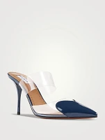 Le Cœur Patent Leather And PVC Mules