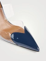 Le Cœur Patent Leather And PVC Mules