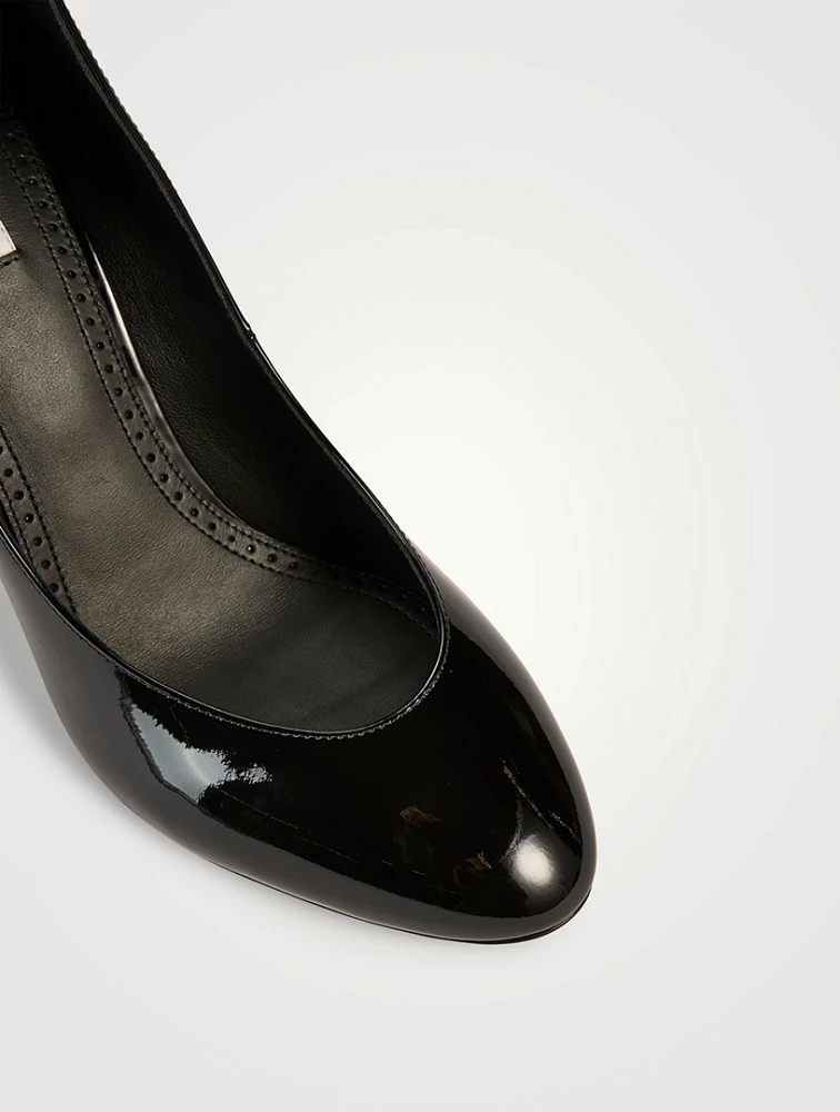 Decolette Patent Leather Pumps