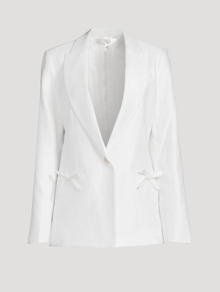 Lamia Single-Breasted Blazer