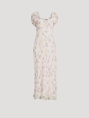 Madara Chiffon Maxi Dress Floral Print