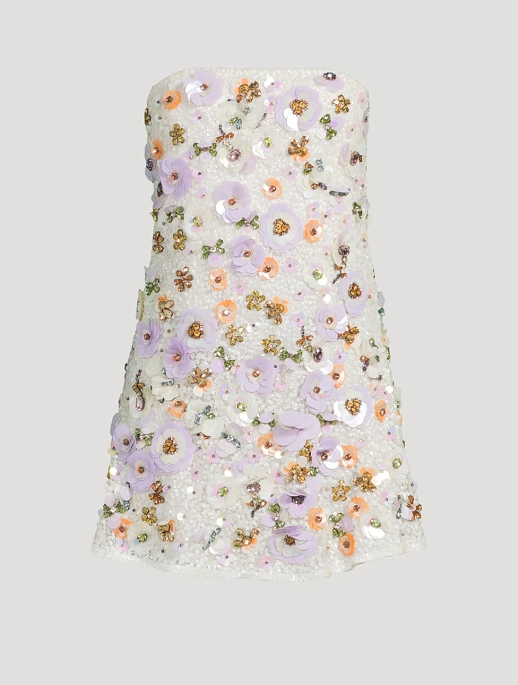 Deja Beaded Mini Dress