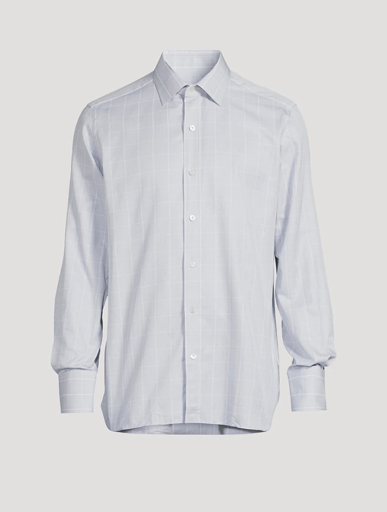 Slim-Fit Shirt Prince Of Wales Print