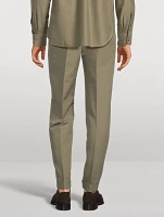 Cotton Satin Trousers