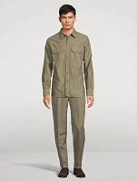 Cotton Satin Trousers