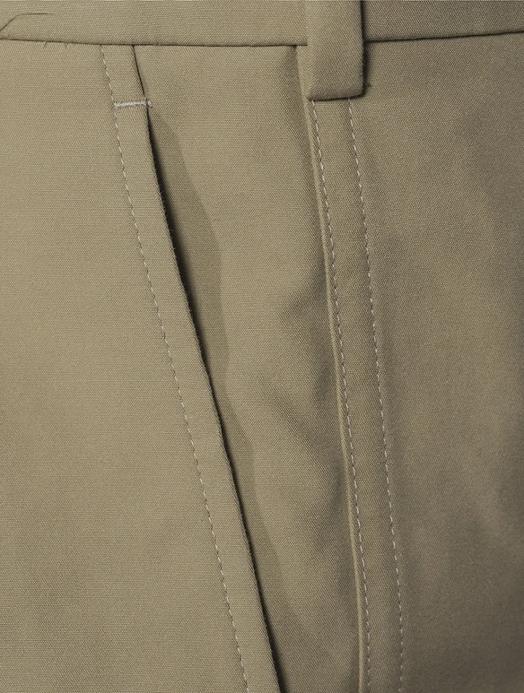 Cotton Satin Trousers