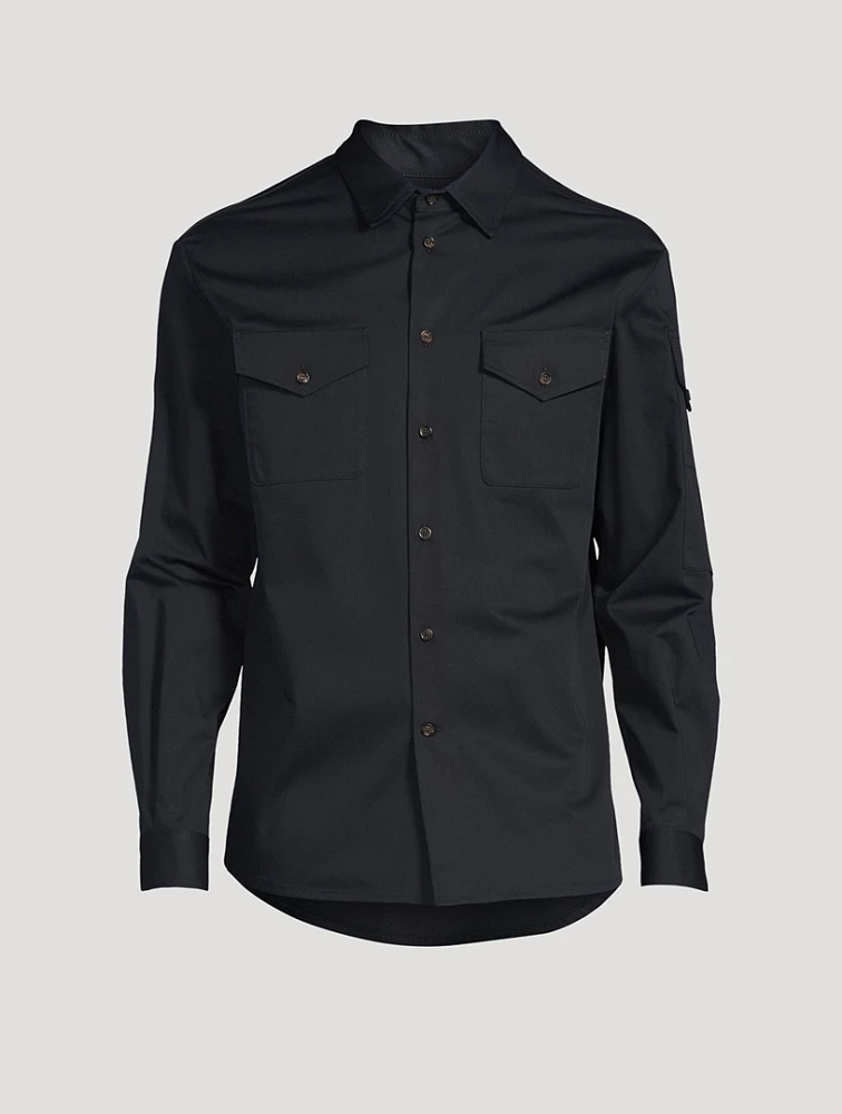 Logo Tape Military Shirt
