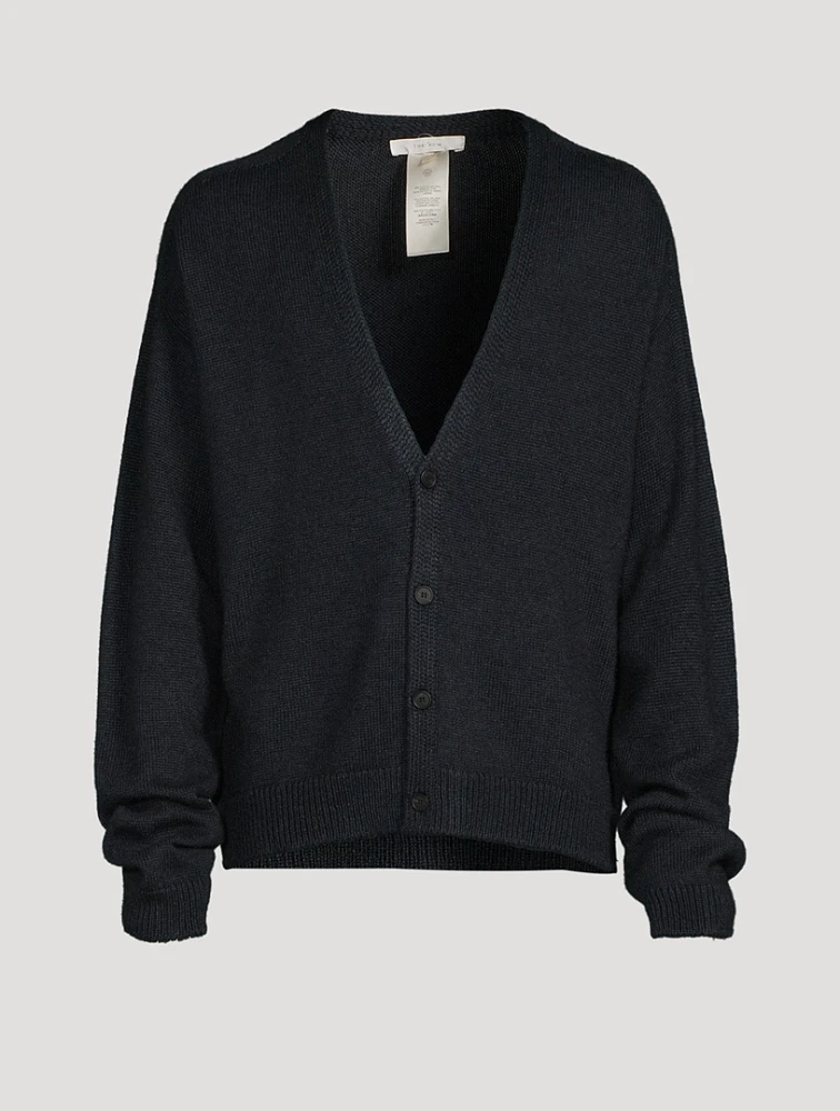 Sheldon Alpaca And Silk Cardigan