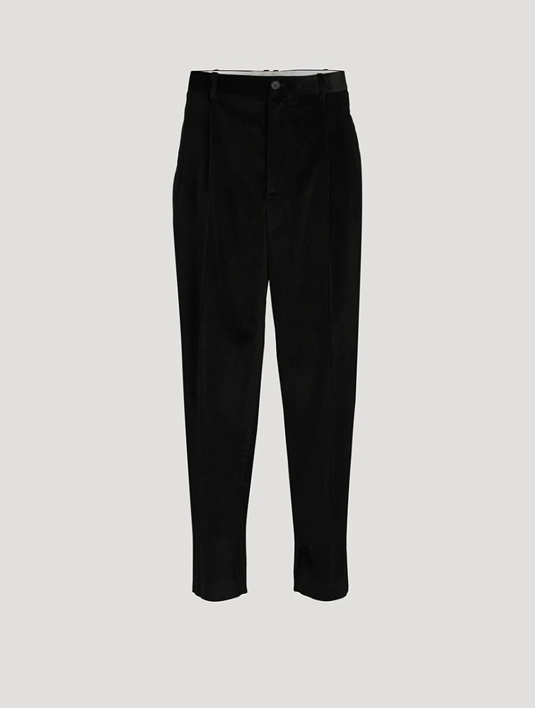 Speek Cotton And Cashmere Corduroy Pants