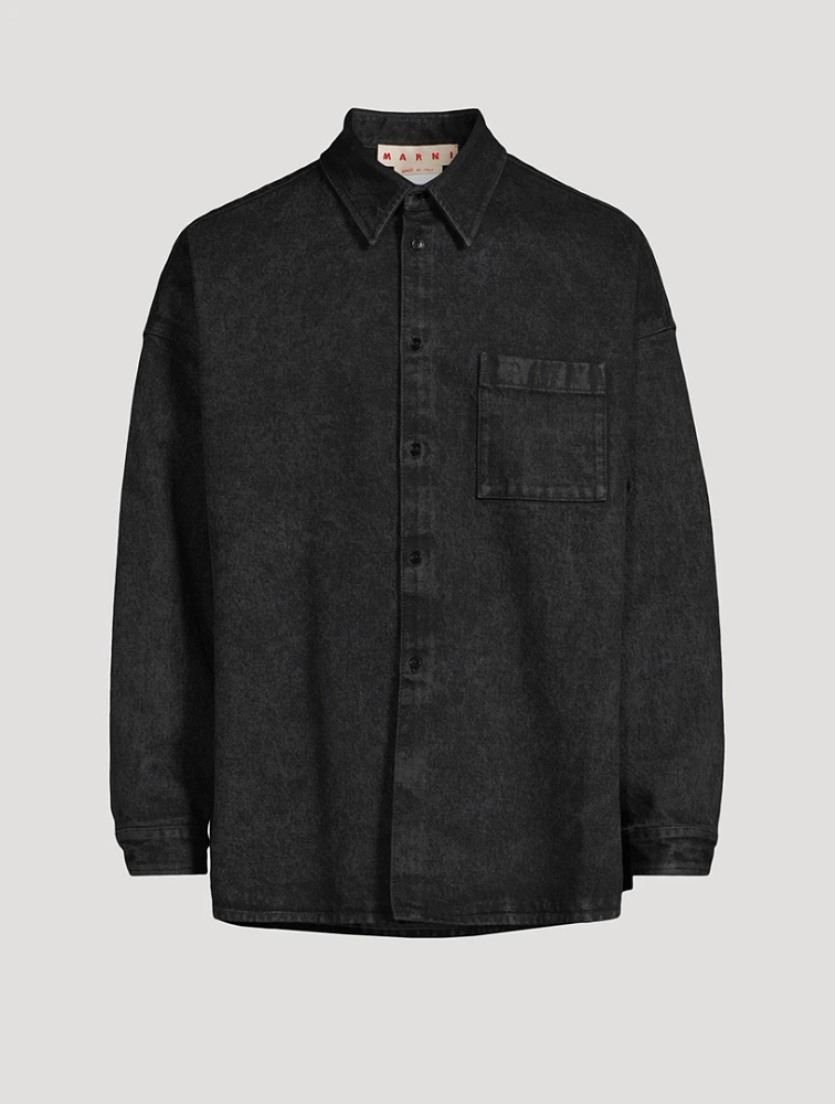 Oversized Denim Overshirt
