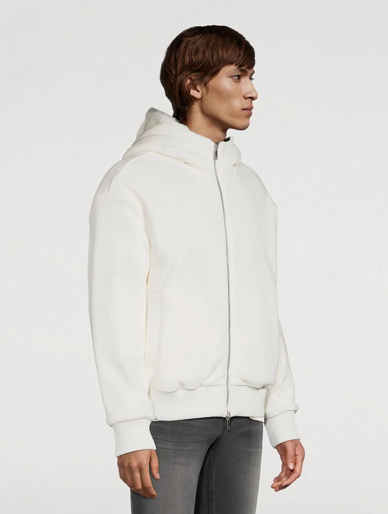 Borden Bunny Monogram Reversible Zip Hoodie